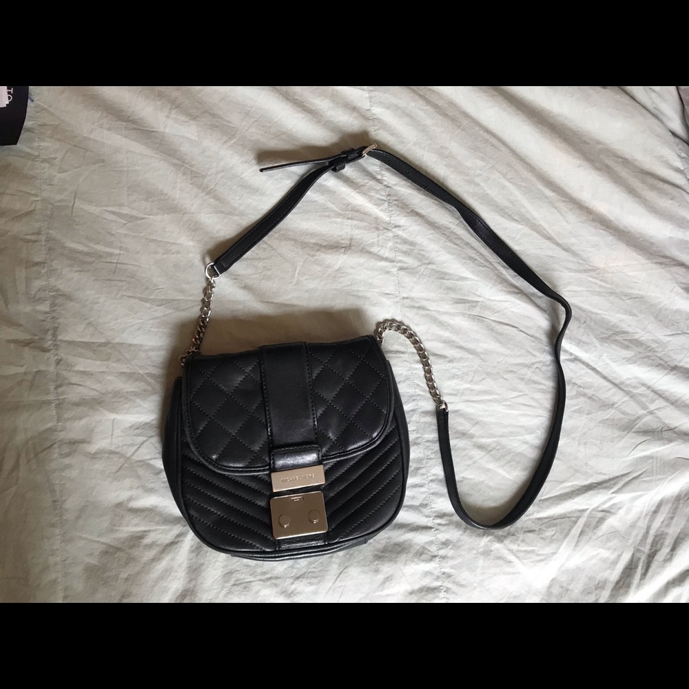 Michael Kors Black Quilted Leather CrossBody